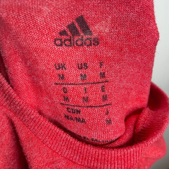 Adidas Detroit Red Wings Men's Soft Red T Shirt Md - Picture 4 of 4